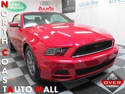 2013(13)mustang convertible v6 fact w-ty only 19k lthr phone cruise home sirius