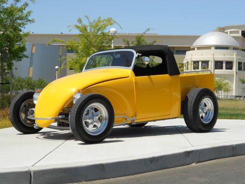 Full custom 1965 vw bug volksrod pickup show car volkswagen ships worldwide