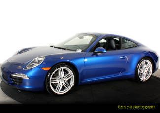 2012 blue porsche 911 carrera, sport design wheels, low miles, sport chrono!