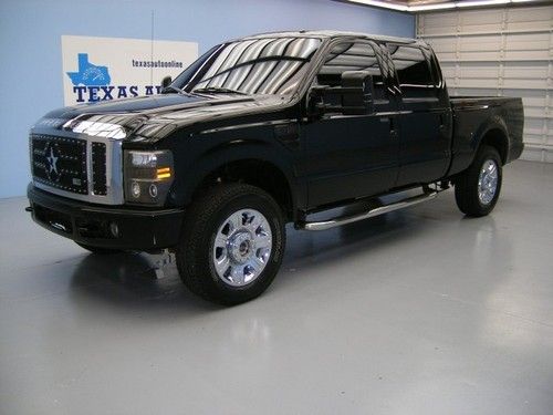 We finance!!!  2008 ford f-250 lariat 4x4 powerstroke diesel roof nav tv 20 rims