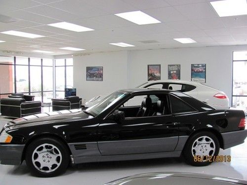 1995 sl320 low miles triple black.