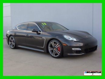 2012 porsche panamera turbo 8k mi. 6yr/100k mi. wrnty. sprt chrno, nav. r-cam
