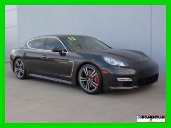 2012 porsche panamera turbo 8k mi. 6yr/100k mi. wrnty. sprt chrno, nav. r-cam