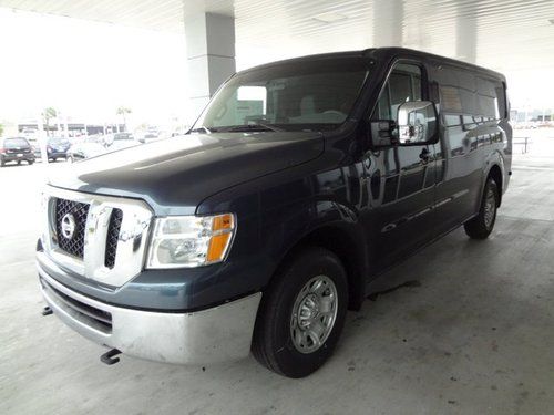 2013 nissan nv3500 v8 graphite blue with tow package