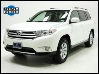 2011 highlander leather sunroof rear camera third row heated seats one owner