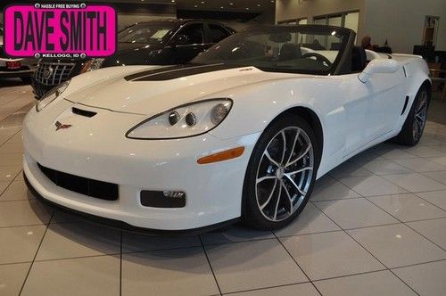 2013 new artic white convertible manual heated leather magnectic selective ride!