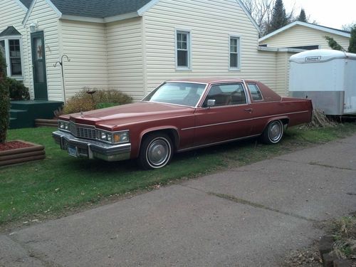 1977 cadillac coupe deville 45k original miles &amp; paint