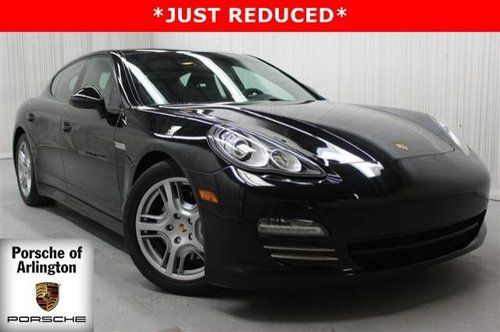 Panamera navigation bose surround sound system heated seats 18' gt3 wheels black