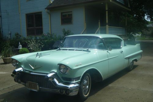 1957 cadillac coupe deville, rust free, original, stored 29 years