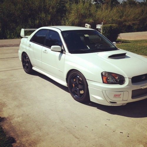 2005 subaru impreza wrx sti sedan 4-door fully built 43k miles