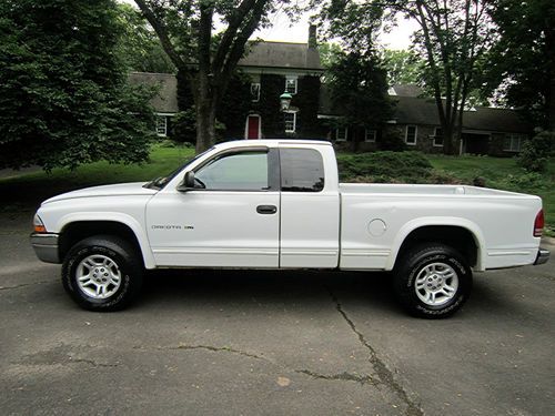 No reserve 2001 dodge dakota slt extended cab pickup 2-door 4.7l no reserve