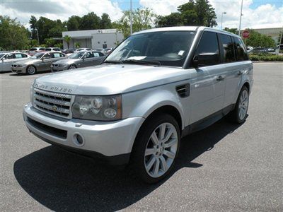 2008 range rover sport supercharged silver/black  dvd, hk good tires low $$ *fl