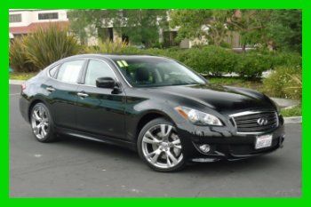 2011 infiniti m37s sport premium pkg 20" wheels navigation warranty low miles!