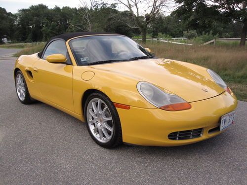 Porsche 2002 boxster s,6spd,cold pkg,recent service,perfectionst ownr,no reserve