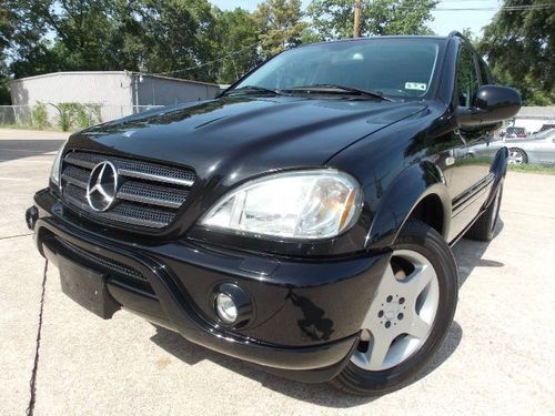 2001 mercedes ml55 ///amg awd suv, fully loaded, lthr, navi, dvd, free shipping