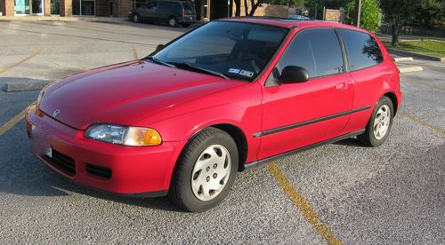 1992 honda civic si hatchback 3-door 1.6l; 191,836 miles; one owner, very clean