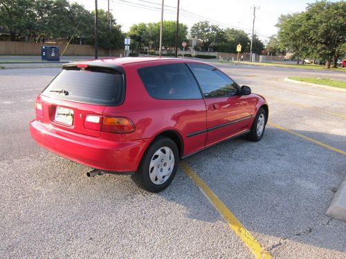 1992 Honda Civic Si Hatchback 3-Door 1.6L; 191,836 miles; One Owner, very clean, image 2