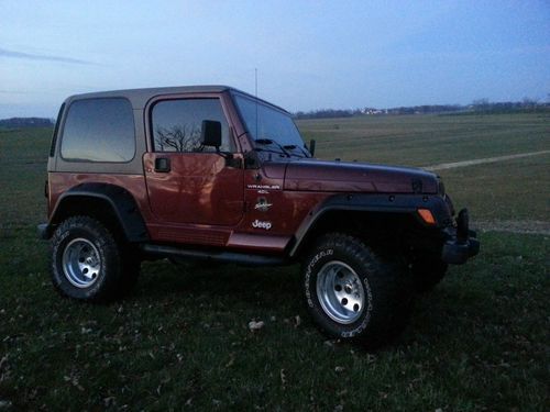 2001 jeep wrangler sahara sport utility 2-door 4.0l