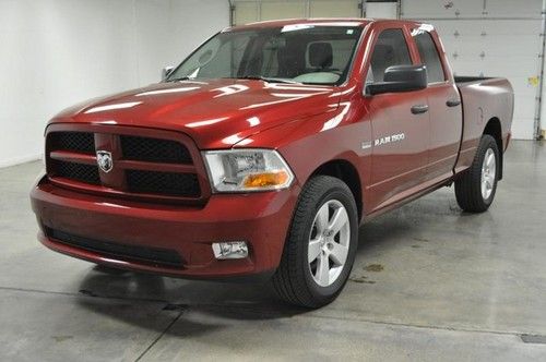 2012 red quad 4wd 5.7l hemi short box auto cloth ac cruise aux bluetooth!!!