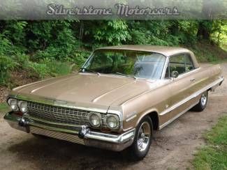 1963 tan! impala power brakes no rust detailed inside and outside strong driver