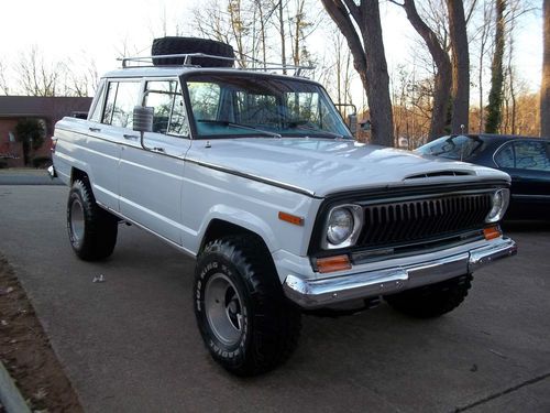 Vintage 1975 jeep wagoneer 5.9l 360 v8 - engine rebuilt - customized - rare deal