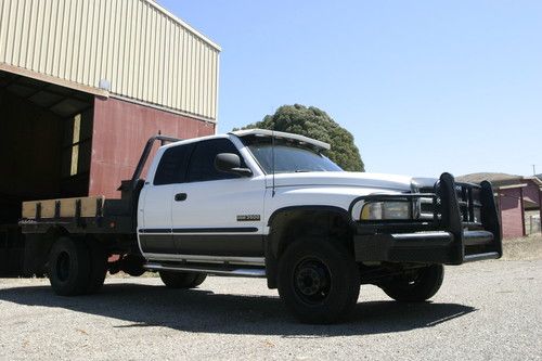 Doomsday prepper!!! cummins 12v 5 speed manual dodge ram 3500 dually 4x4 1998