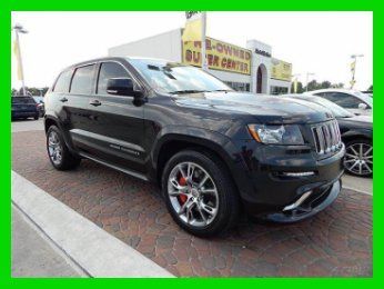 2012 jeep grand cherokee black srt8 used 6.4l v8 safety package leather 4wd suv