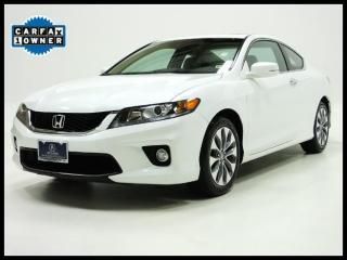 2013 honda accord coupe ex-l lthr snrf back up cam heated seats smart key usb