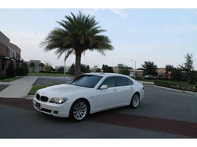 Fl gorgeous 750 li white nav shades cooled seats new tires stunning must see