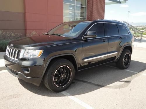 2011 jeep grand cherokee laredo 4x4 black on black leather navigation bad credit