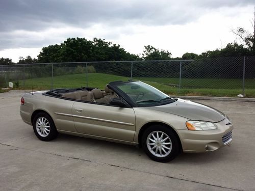 2002 chrysler sebring lxi convertible - 56k miles - no accident - !!no reserve!!