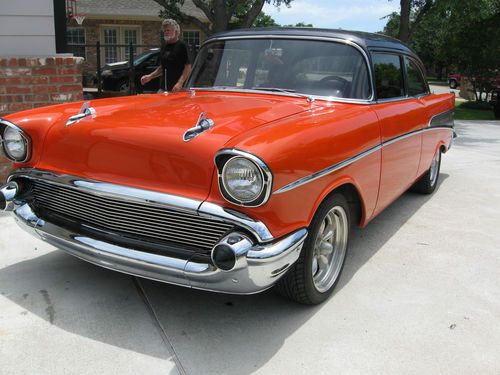 1957 chevrolet belair 210 2 door post