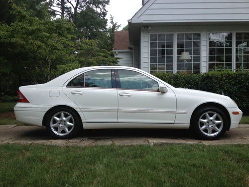 2002 white mercedes benz c320