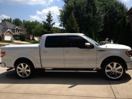 2012 ford f-150 lariat crew cab pickup 4-door limited saleen wheels 8000 miles