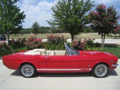 1966 ford mustang convertible gt 289 v8 - 4speed " show car"