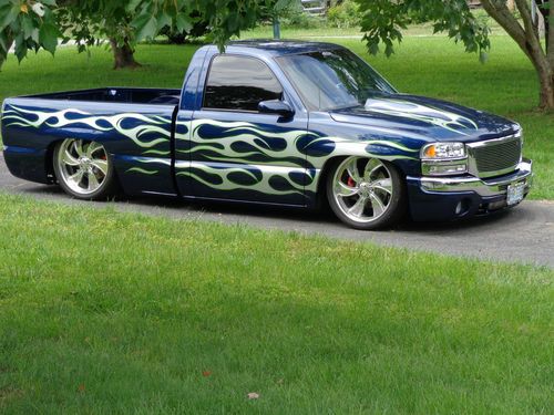 Gmc shortbed show truck street rod,bagged air ride,custom paint,low rider tubbed