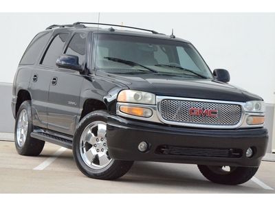 2003 yukon denali awd leather s/roof tv/dvd htd seats fresh trade $599 ship