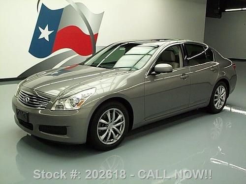 2008 infiniti g35 sedan auto sunroof htd leather 86k mi texas direct auto