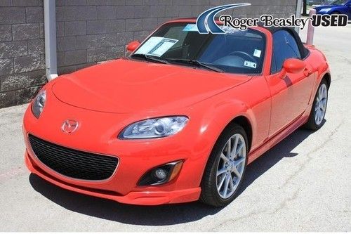 12 mazda mx-5 miata grand touring bose non smoker aux input heated leather seats