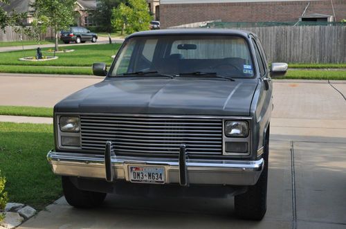 1986 chevrolet k5 blazer custom sport utility 2-door 5.0l