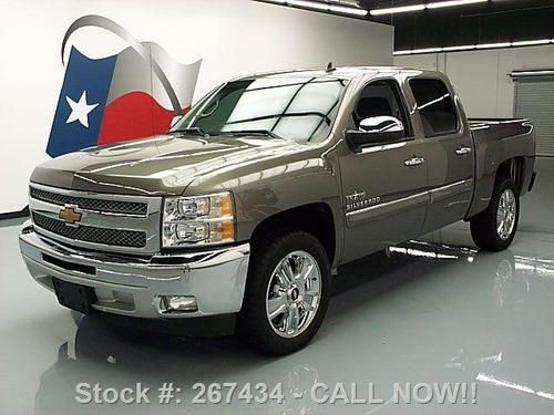 2012 chevy silverado texas ed lt crew 6-pass 20's 11k! texas direct auto