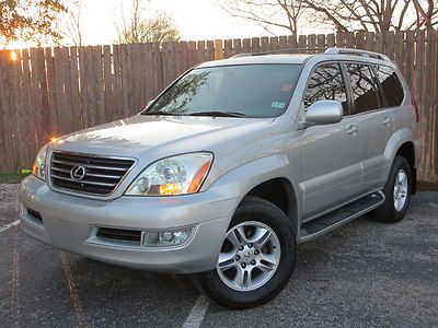 2005 lexus gx470 57k navi dvd mark levinson 4wd carfax one owner