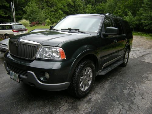 2003 lincoln navigator base sport utility 4-door 5.4l dark green