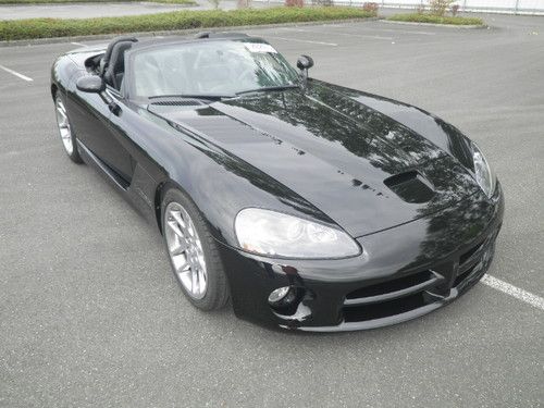 2003 dodge viper srt-10 convertible 2-door 8.3l 505 hp