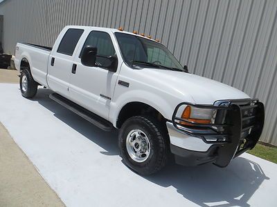 01 f350 (7.3) lariat power-stroke crew long-bed 1-owner ranch-hand goose-neck tx
