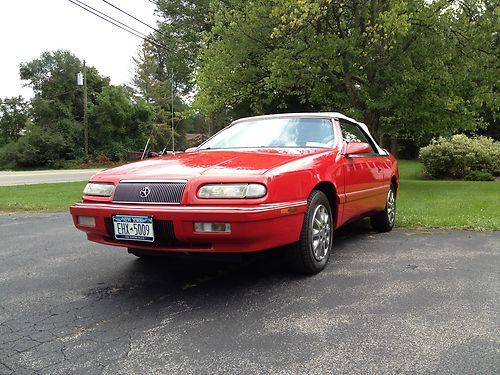 1995 chrysler lebaron gtc convertible 2-door 3.0l