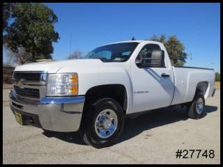 '09 v8 chevy 2500hd regular cab long bed work truck - we finance!