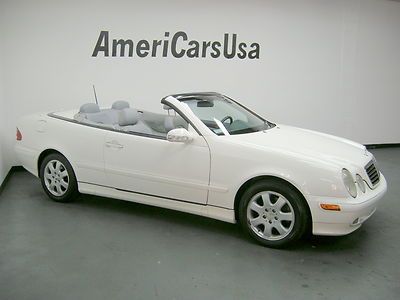 2002 CLK320 CONVERTIBLE LEATHER NAVI CARFAX CERTIFIED ONE FLORIDA OWNER LOW MILE, US $6,988.00, image 5