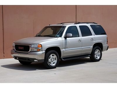 05 gmc yukon leather bose audio cd 3rd row must see no reserve high bidder wins!