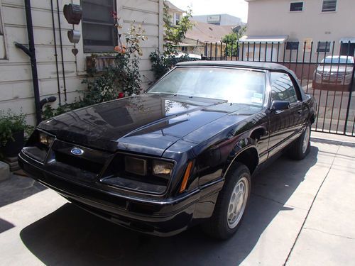 1986 mustang gt convertible